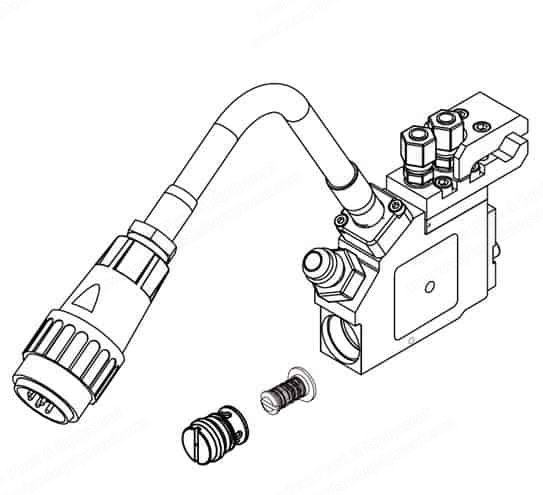 Glue Machinery, Micro Mini, High Speed Hot Melt Gun, 3.5 ms Cycle Speed, 68 Bar Max Pressure