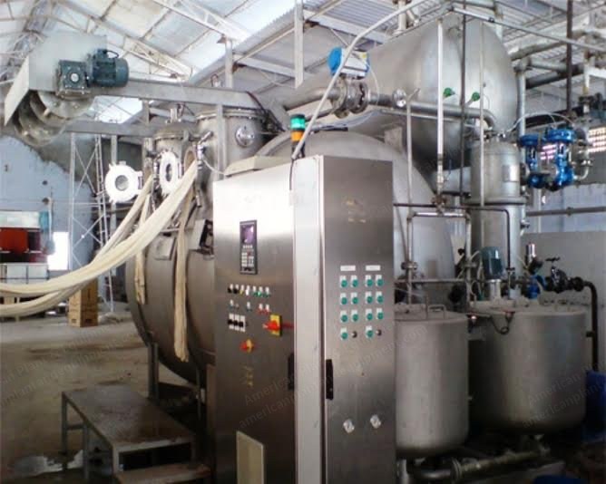 Evodye, Softlow Jet Dyeing Machine, 1999, 3 Tube, 6 Twing Ropes, 900kg Capacity