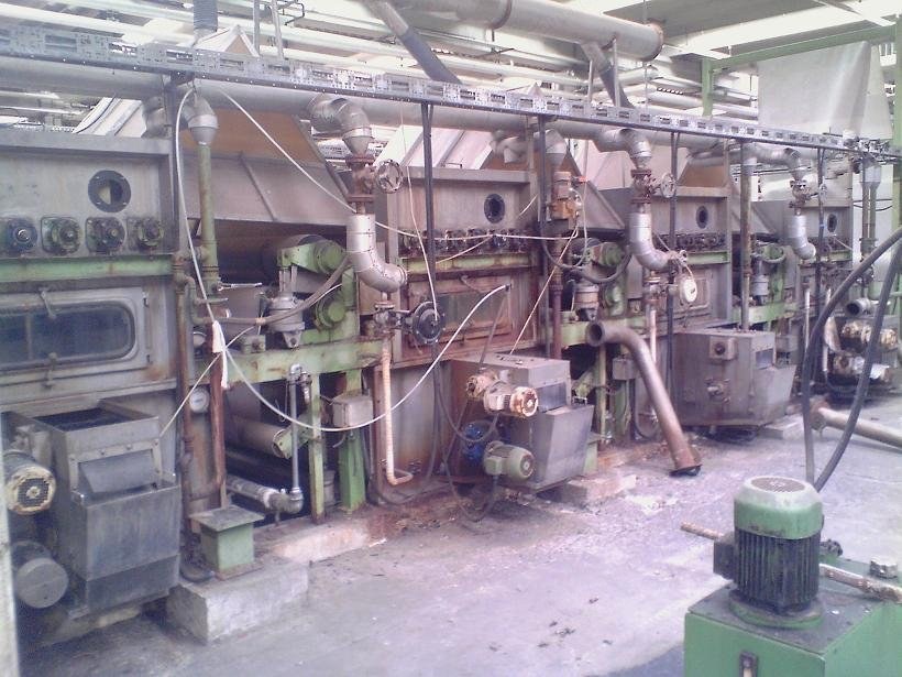 Roler Mercerizing Line, 1800mm, 46 Cylinders, 4 Omez Tanks