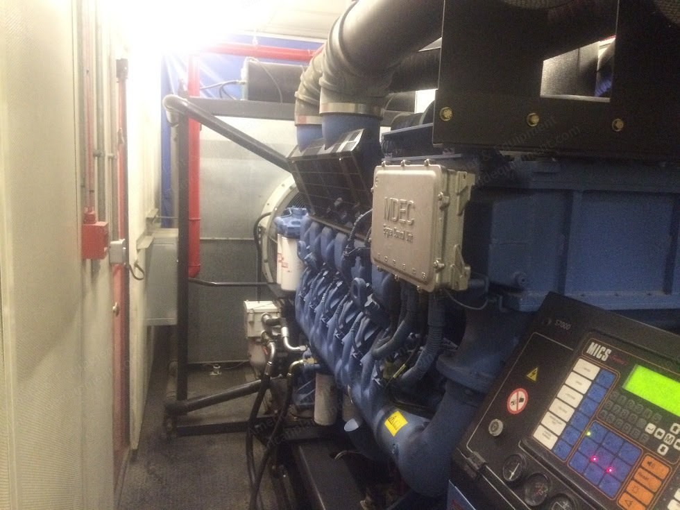 MTU, 12V4000, 2002, 1400 kVA, 50 Hz, Leroy Somer Alternator, 3 Phase