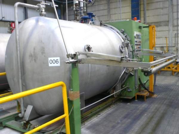 MCS, Combi-Jigger JP70, 1993, High Temperature Jigger, Roller Width 2000mm, Diameter 1100mm