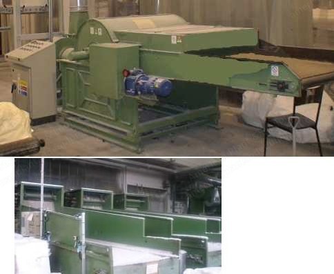 Cosmotex Mixing and Blend Line, 1200mm Feeder Width, 1500mm Picker Width, 500 kg/h