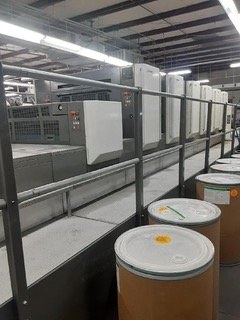 Komori, LS 640, 2004, 6 Colors, 28x40 inch, Anilox Coater