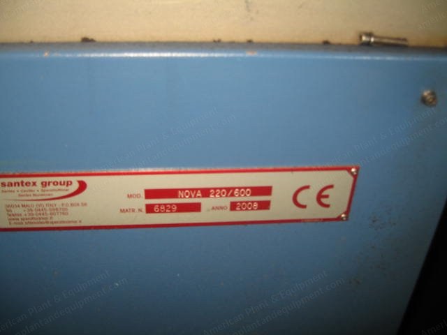 Sperotto Rimar, Nova 220/600, 2008, Solvent Washing Machine, 2200mm Width, 600kg Capacity