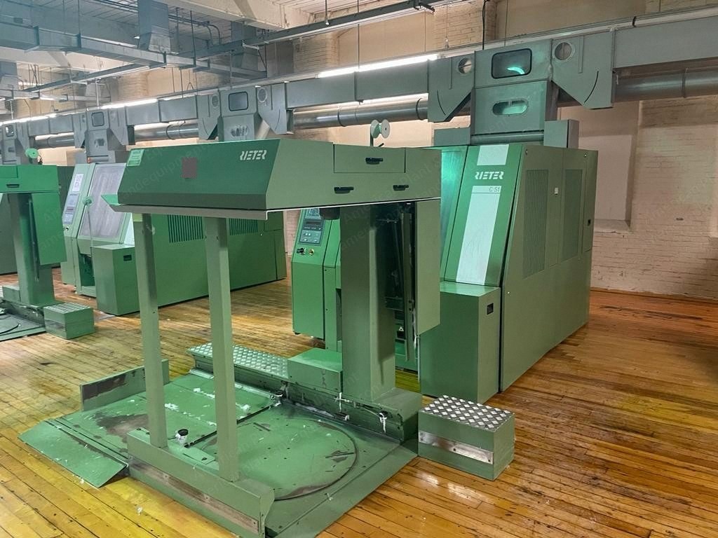 Rieter, Cleaning Lines and Cards, 2001, 4x B70 Unimix, 2x B11 Uniclean, 4x B60 Uniflex, 24x C51 Cards