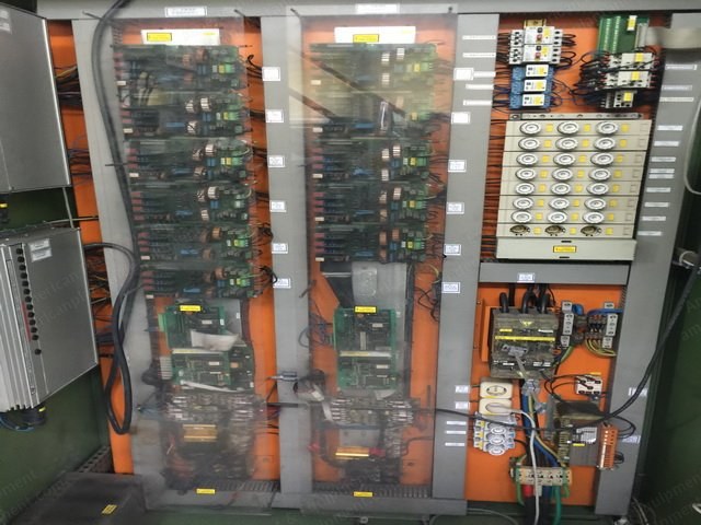 Zinser, 548/3, 2001, Draw Winding Machine, 6 Positions, 3 Godet Rows, Pilot Machine
