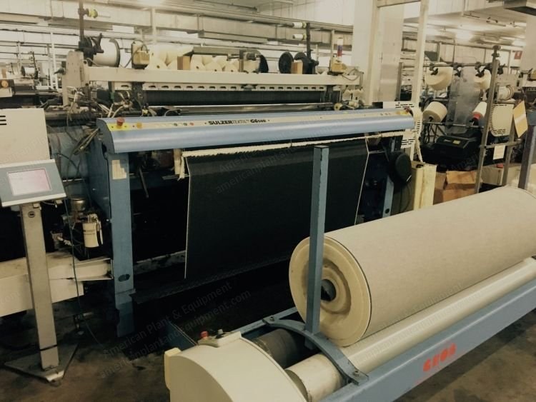 Sulzer Ruti, G6500, 2006, Rapier Weaving Loom, 1900mm Working Width, 4 Colors, Staubli Dobby