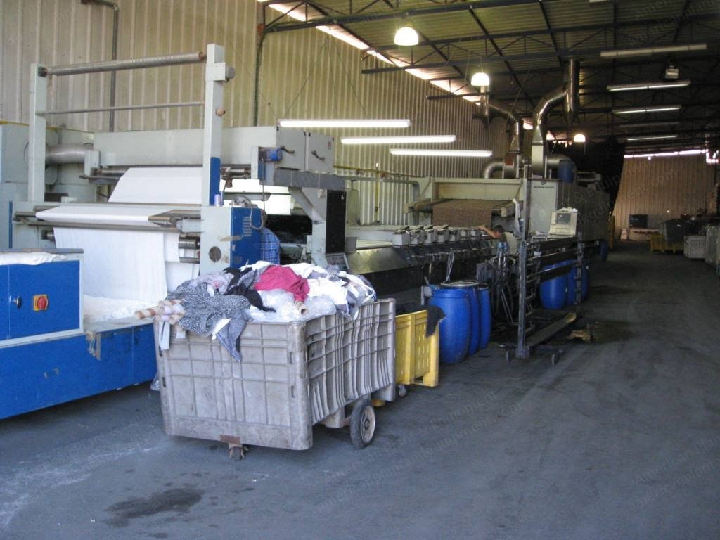 Complete Finishing Plant, 250 Ton/Month Knitting Fabric Capacity, 450,000 m/Month Printing Capacity