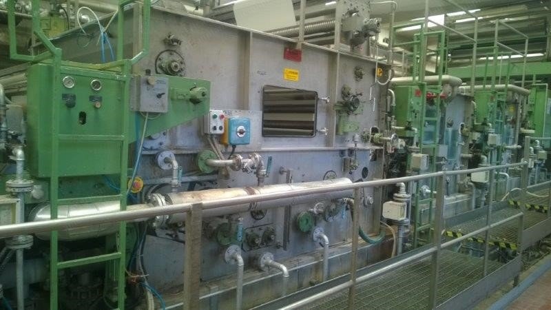 Mezzera, Continuous Washer with Relax Box, 1994, 2000mm Working Width