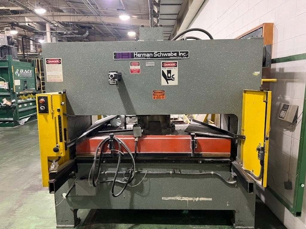 Schwabe, SR-75, Hydraulic Die Cutter, 75 Ton Capacity, 62x42 inch Bed, 65 inch x 8 ft Table