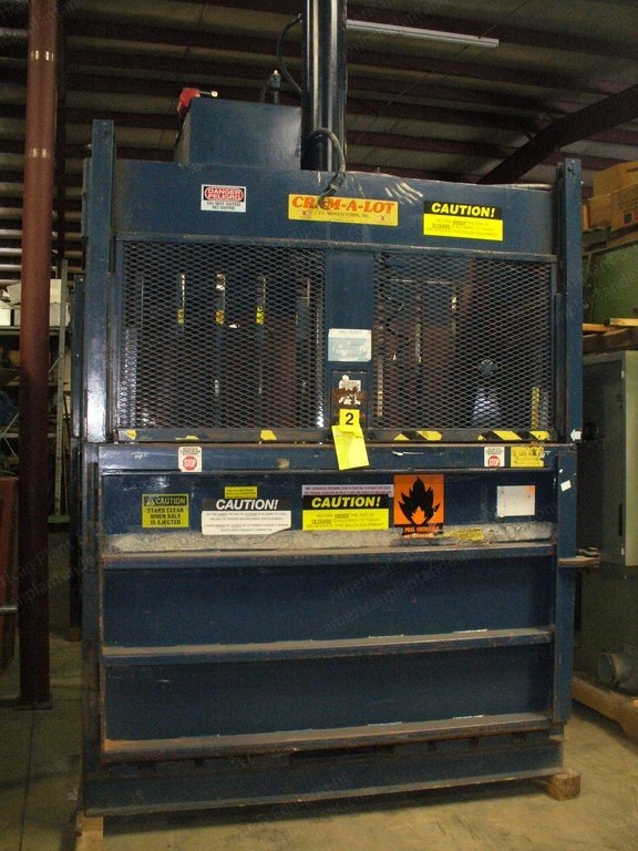 Cram-A-Lot, DHR-72-LU, 2000, 73 inch Width, 10 HP Vertical Baler