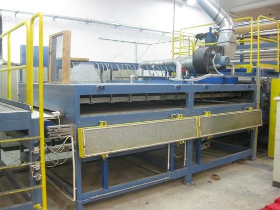 Cavitec, Laminating and Coating Range, 1997, 1800mm Working Width, 12 Infrared Heaters, Calender, Cooling Press