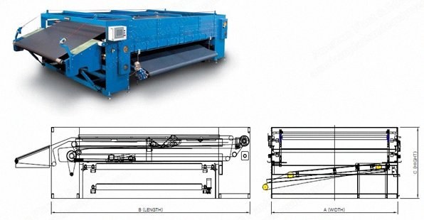 NovaStar, SHCH4-3500, Horizontal Crosslapper, 3500mm Working Width, 2500mm Laying Width, Max 80 m/min