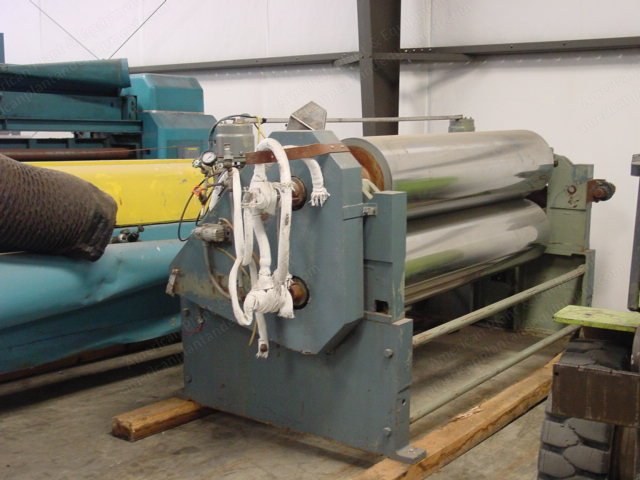 Morrison, 76 Inch, 15 Ton Pneumatic Calendar / Nip Roll Set