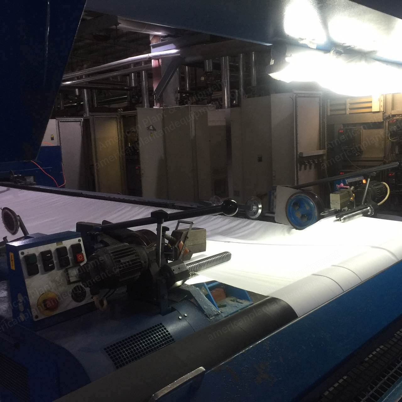 Bruckner Stenter, 2400mm, 8 Chambers, Oil Heated, Vertical Pin Chain, 2001