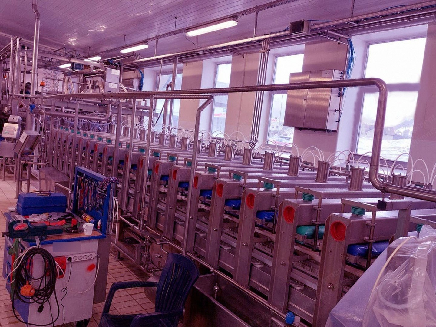 Damrow, Cheese Press, Complete Dairy Cheese Plant, 12000 Liter Vats, Gadan Prepress