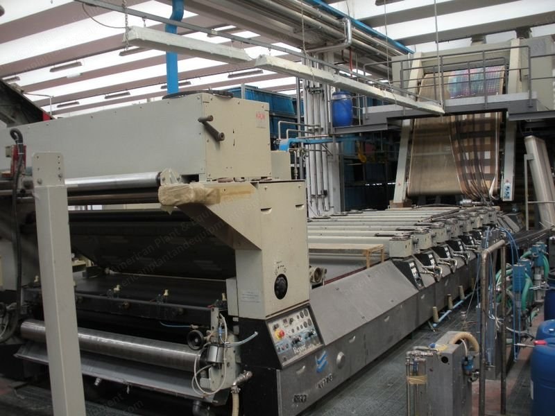 Reggiani, Renoir, 1990, 1850mm Working Width, 8 Colors, Gas Dryer