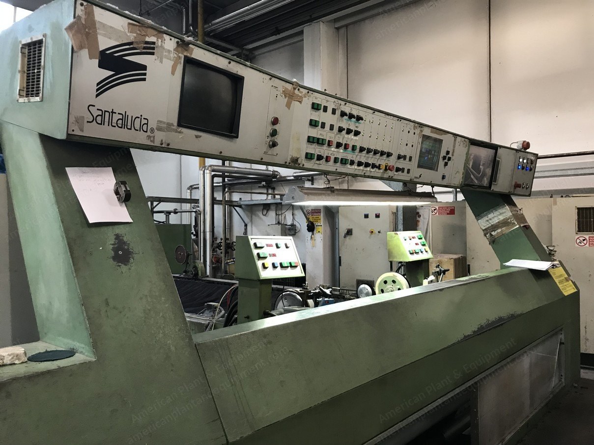 Santa Lucia, Stenter for Knit Fabrics, 1996, Working Width 2200mm, 6 Chambers (24m), Gas Heated