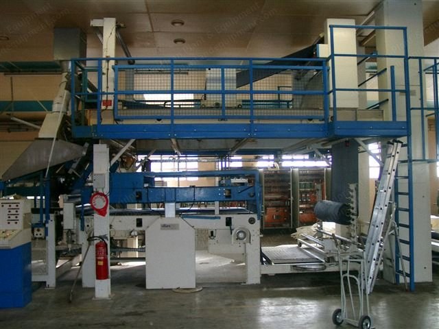 Villars Cavitech Powder Laminating Line, 1993, 1800mm Working Width, with Batch Winder