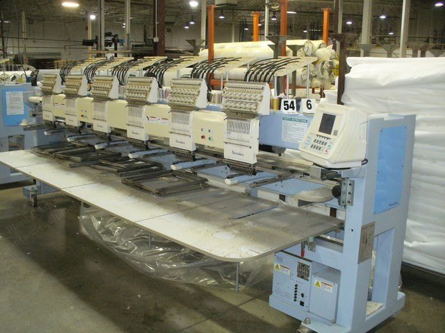 Barudan, Bedyhe, 2004, 6-Head, 15-Needle, 230V