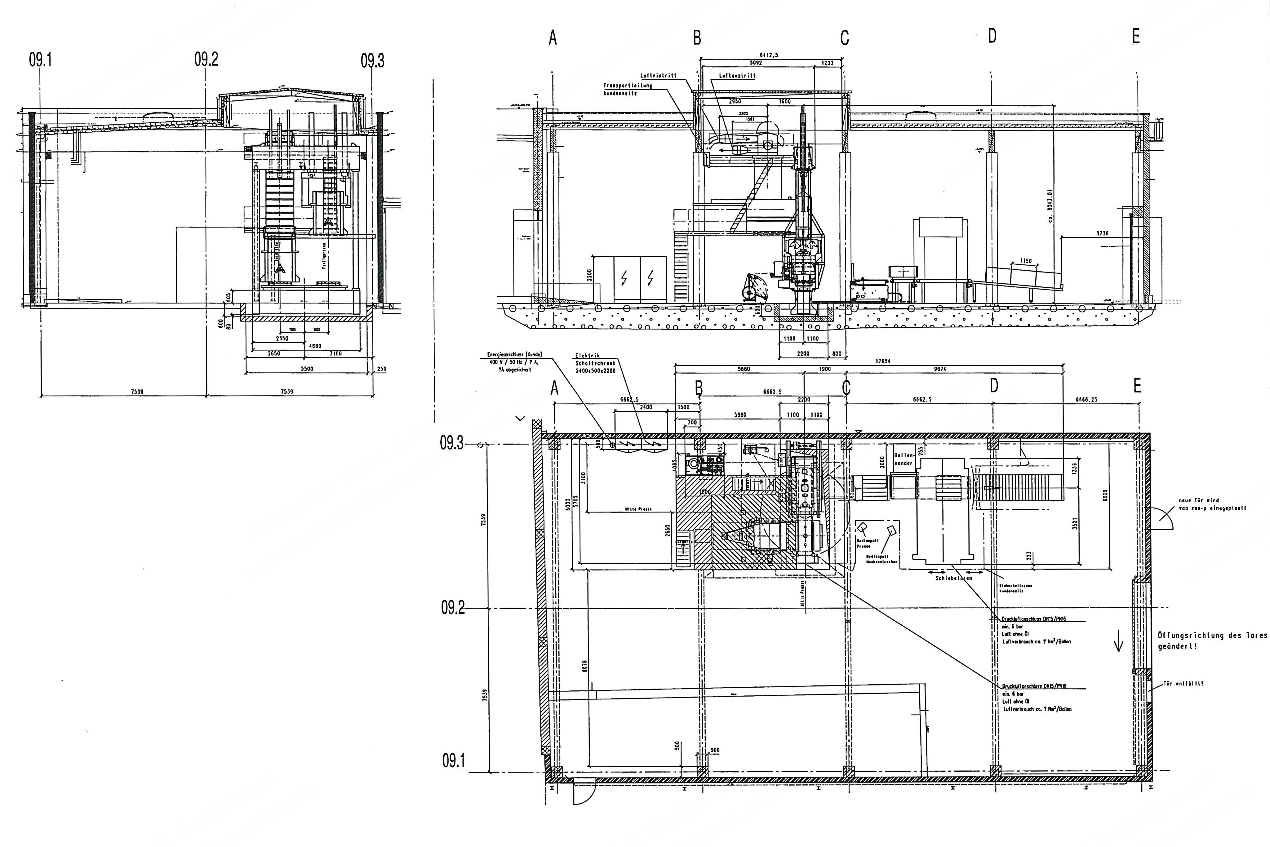 Autefa, Lift Box 1500 ADW, 2011, 45 Bales per Hour, 250kg Bale Weight, 150 to 500 Ton Main Press