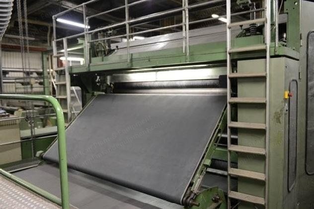 Trutzschler, Spinnbau, Ramisch Kleinewefers, Edelmann Thermobonding Production Line, 1994, 2500mm Working Width