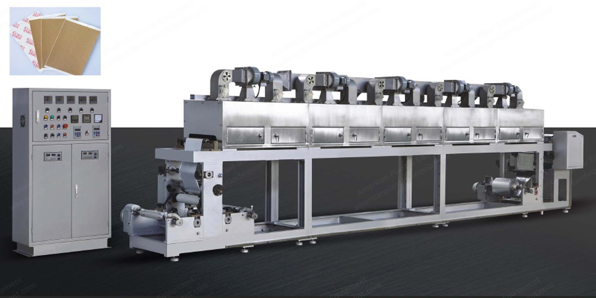 Jiangnan, TB Series, 1997, Salve Coating Laminating Machine, AC Frequency Drive