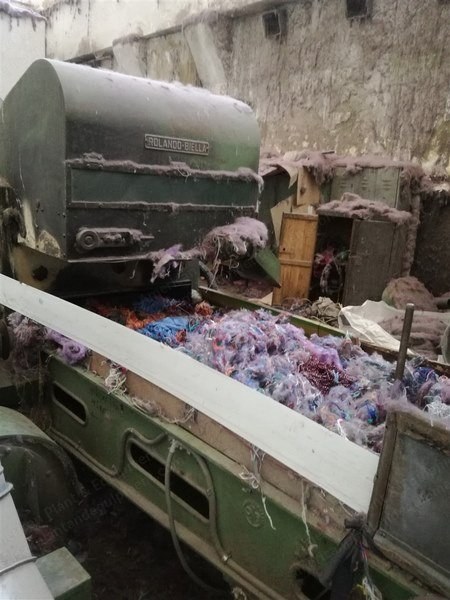 Rolando, Triple Drum Tearing Line, 1985, 1000mm Working Width, Rotary Cutter, Vertical Bale Press