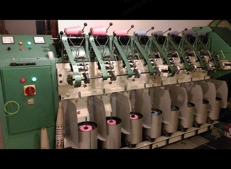Savio, 8, 2012, Compact Yarn Twisting Machine, 8 Spindles, Two-for-One (TFO)