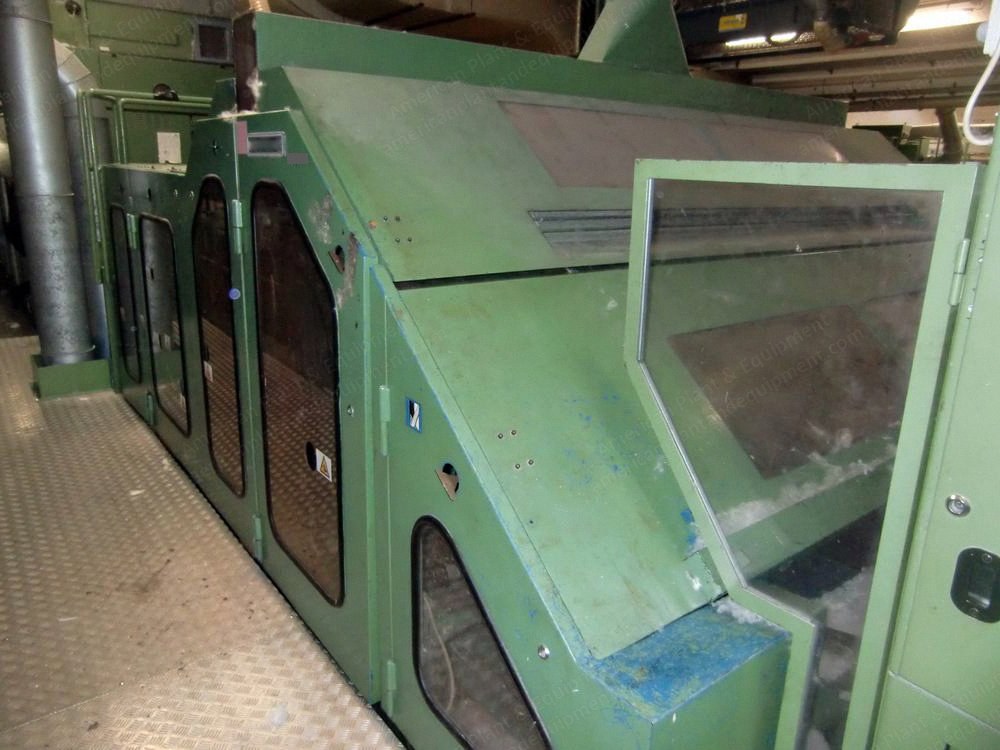 Spinnbau, Double Doffer Card, 1993, Working Width 2500mm