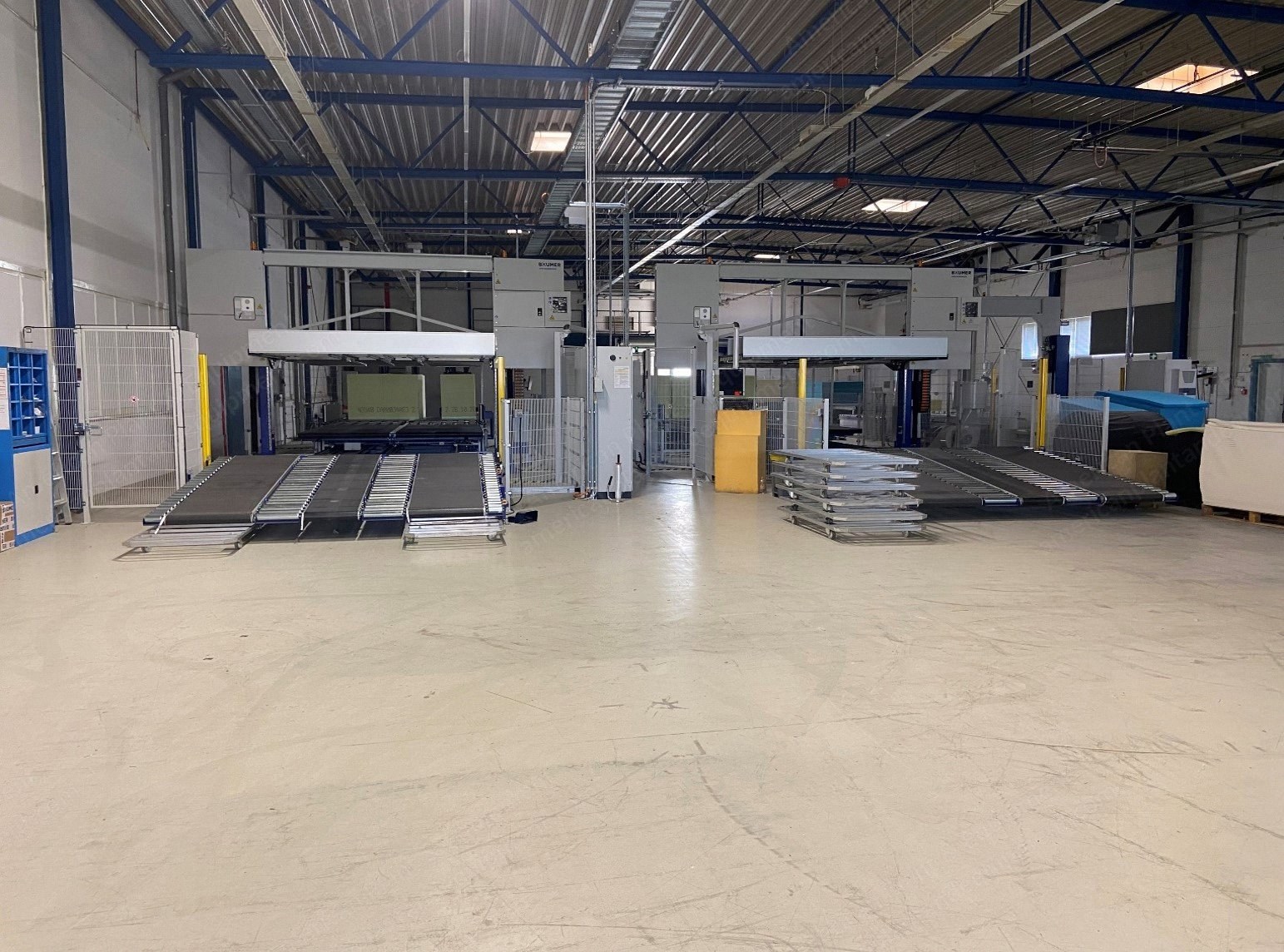 Baumer, OFS-HE3, 2021, CNC Foam Cutting Machine, Queen Size, 3-Buns Capacity, Siemens Drive