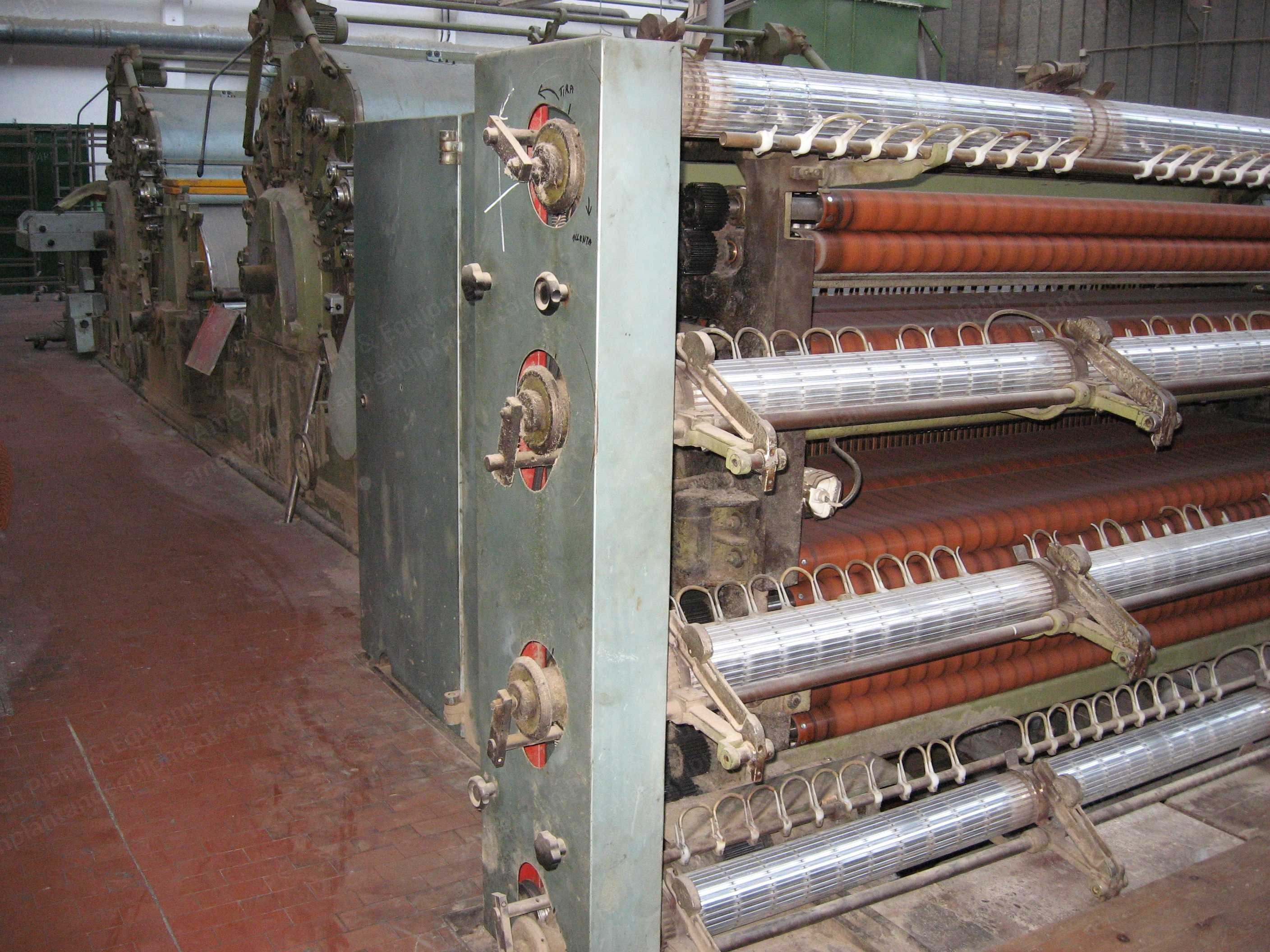 Bonino, Carding Machines, 1974, 2800mm Working Width, with Hopper Feeder, 4 Cylinders