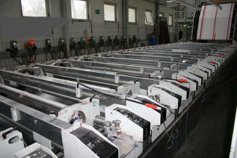 Zimmer Rotary Printer, 1990, 1850mm, 20 Colors, Gas Dryer
