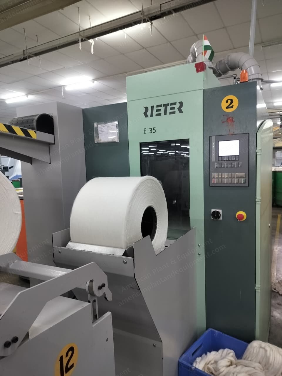 Rieter, E35, 2016, 28 Doublings, 24x48" Feed Can Size