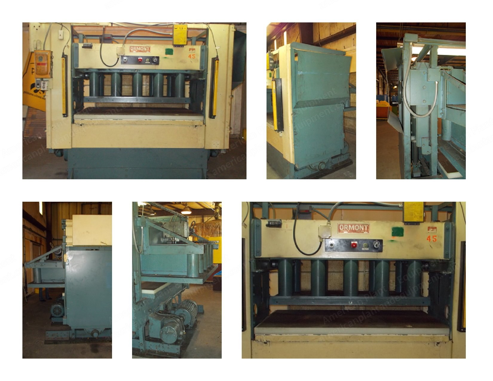 Ormont, DU-56H, 60x40 Inch Bed Area, 60 Ton Receding Head Die Cutter