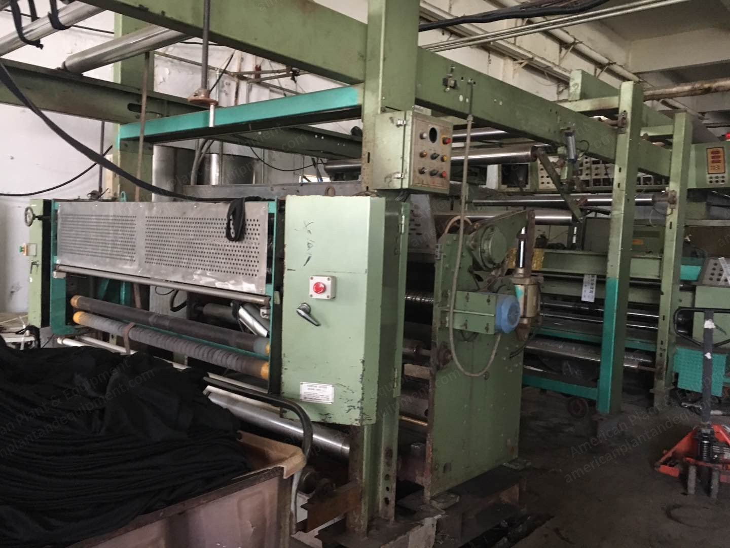 Il Sung Stenter, 1800mm Width, 9 Chambers, Steam & Oil Heated, Pin Chain, 2011