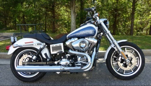 Harley-Davidson, Low Rider Dyna, 2015, 1690cc, 6-Speed, White Hot Pearl and Blue Hot Pearl