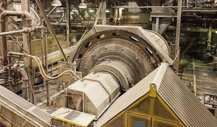 Allis Chalmers, Svedala Ball Mill, 1979, 13' x 21', 2000 HP, Rubber-Lined