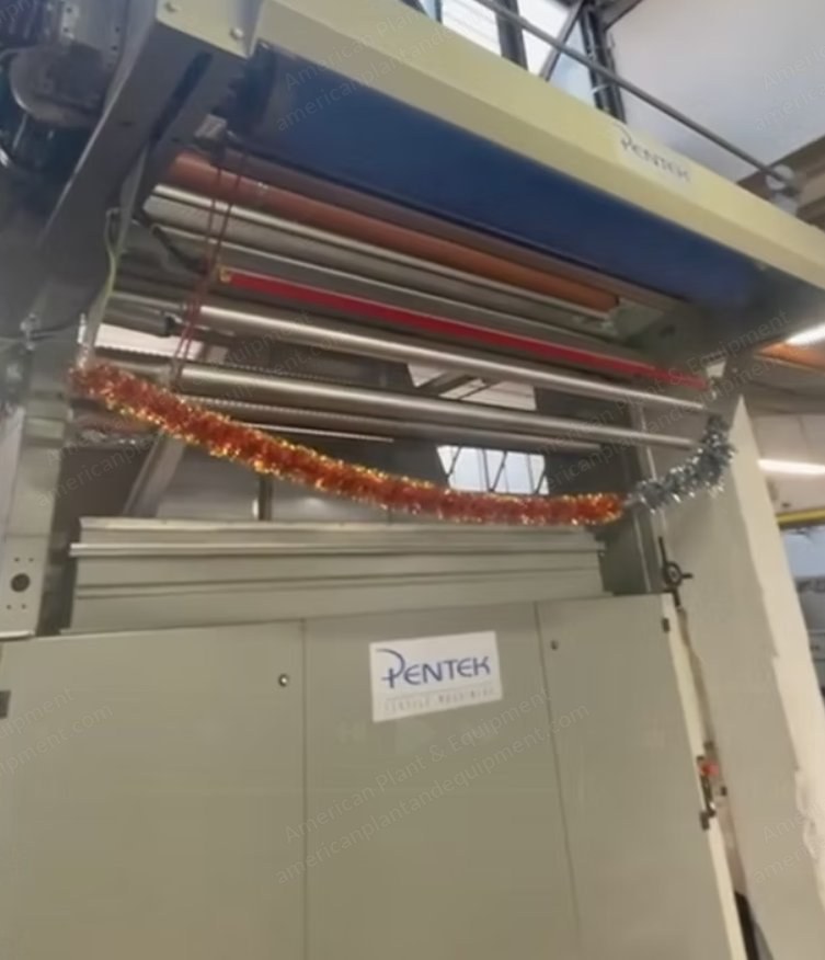 Pentek, Energy, 2011, 1800mm Working Width, Gas Heated, with Corino Centering Unit and 2-Bowl Padder