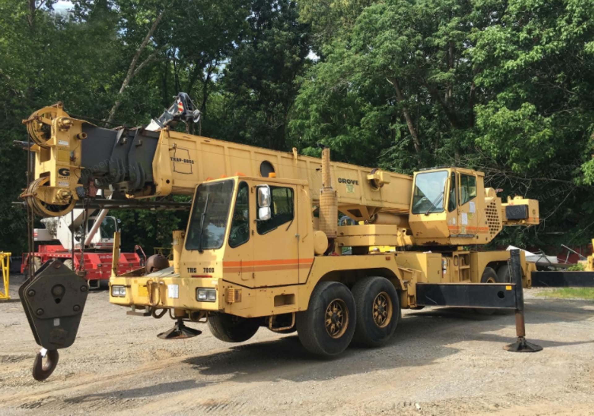 Grove, TMS750B, 1991, 50 Ton Lift Capacity, 110' Main Boom, 32-56' Offsetable Jib