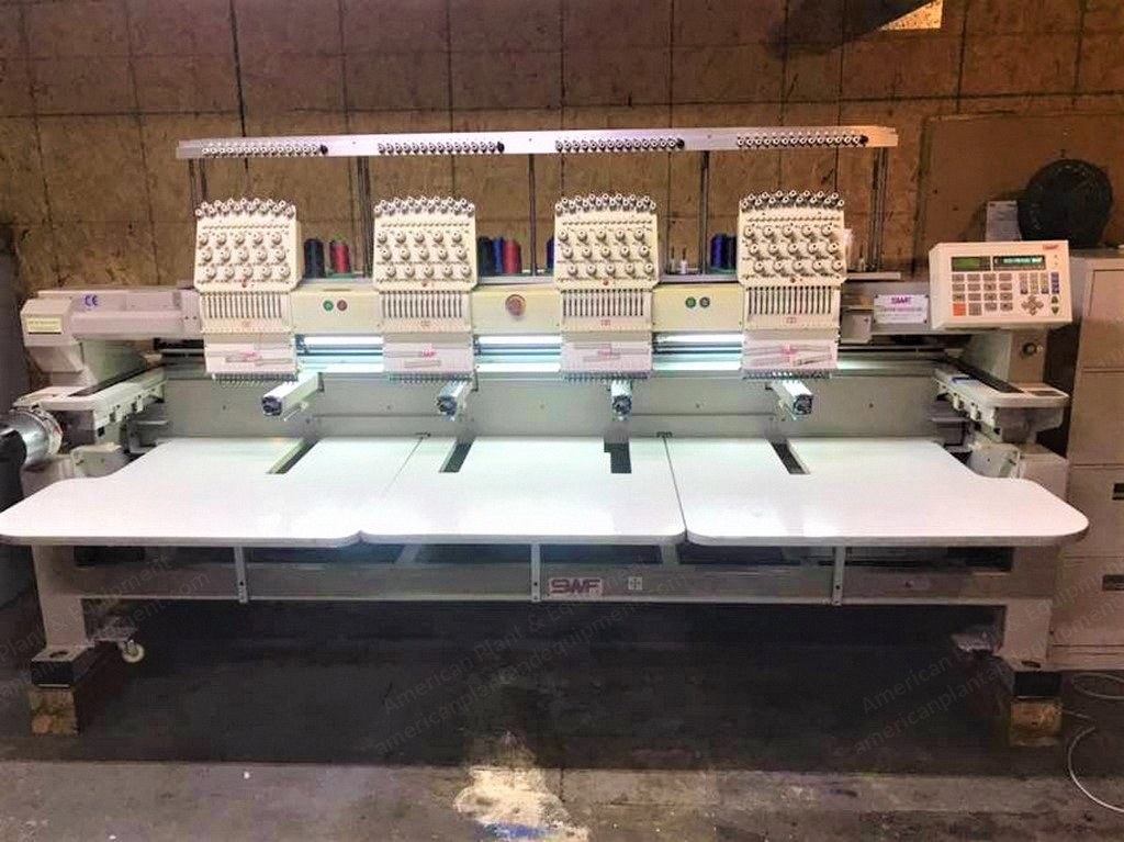 SWF, B-UK1504, 2005, 4 Heads, 15 Needles, 500x450mm Sewing Field