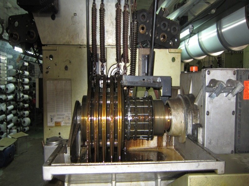 Karl Mayer, RJSC 4F-NE, Raschel Warp Knitting Machine, 230" Width, 14E Gauge, 2 Bars