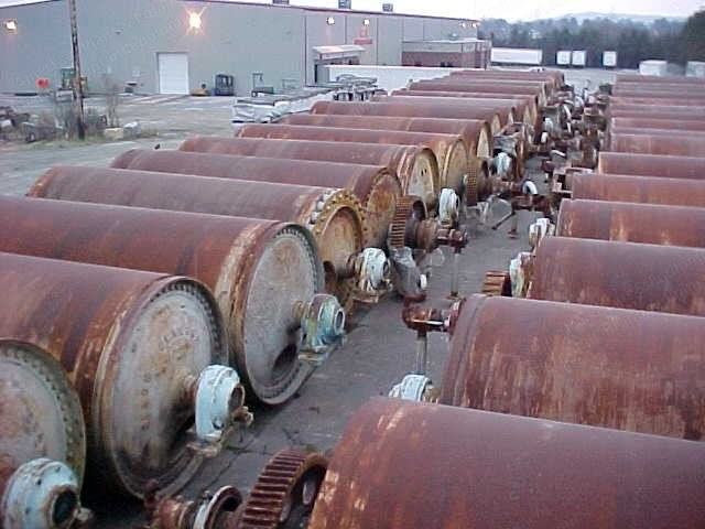 Black Clawson, Dry Cans, 1500x3500mm Face, 125 PSI, 40 Cans