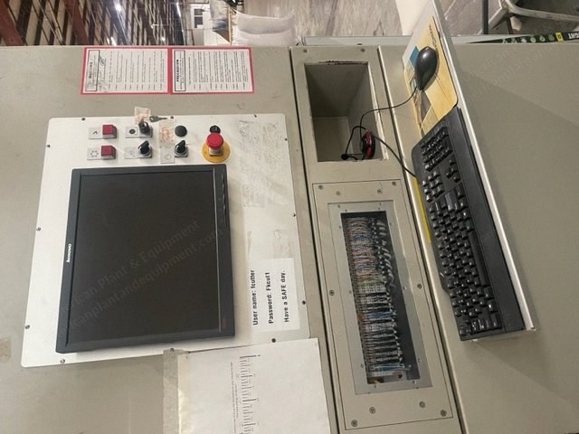 Fecken Kirfel, F52, 1999, Vertical CNC Foam Cutting Machine, Working Width 2300mm, Table Length 42ft, 15.3 kW