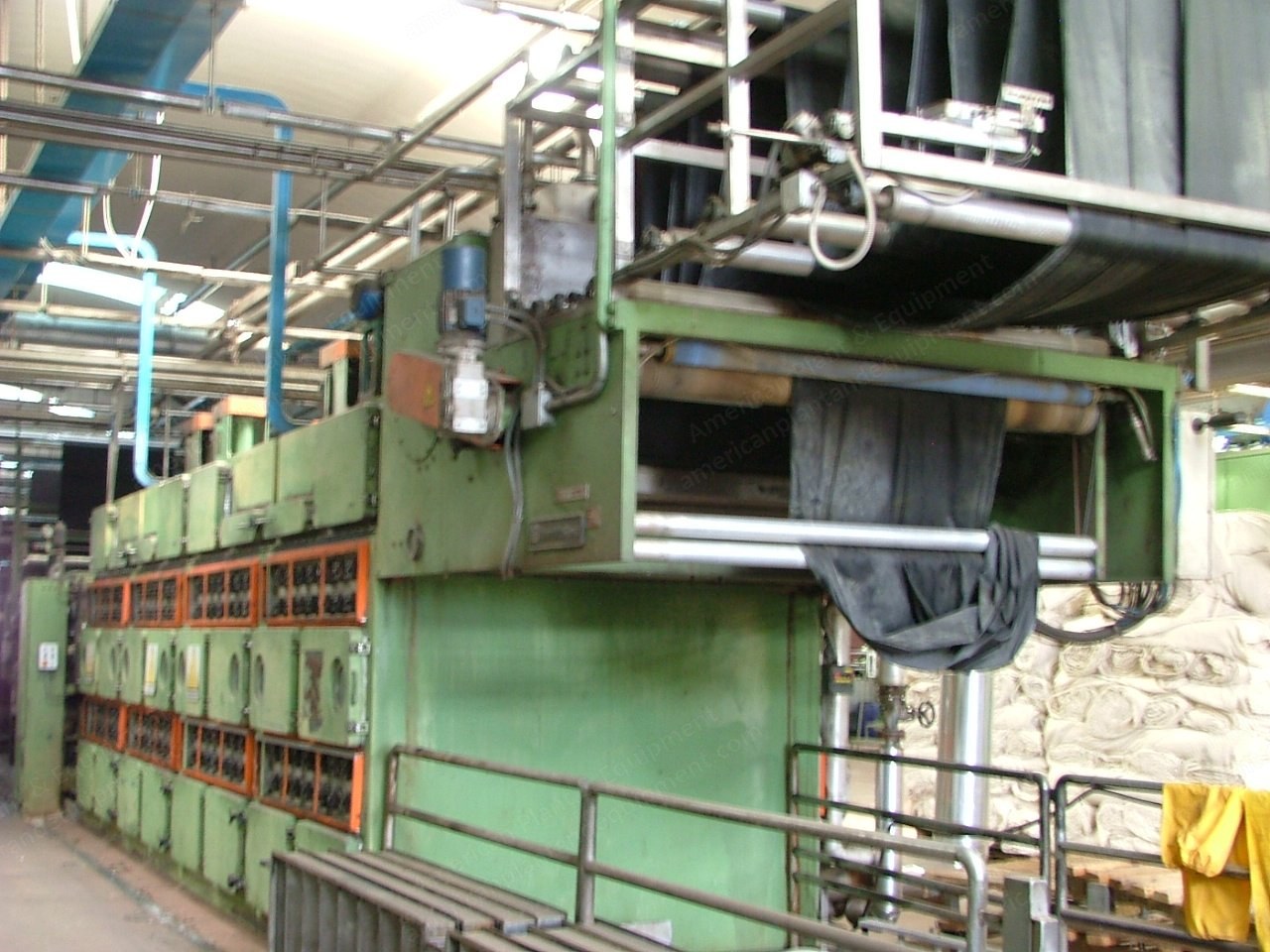 Sperotto Rimar Fabric Carbonizing Machine, 2008, with Preparation and Storage Plant
