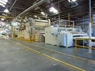 Laroche, Airlaid Thermal Bonding Line, 2004, 2400mm, 1500 kg/hr, Strahm Oven