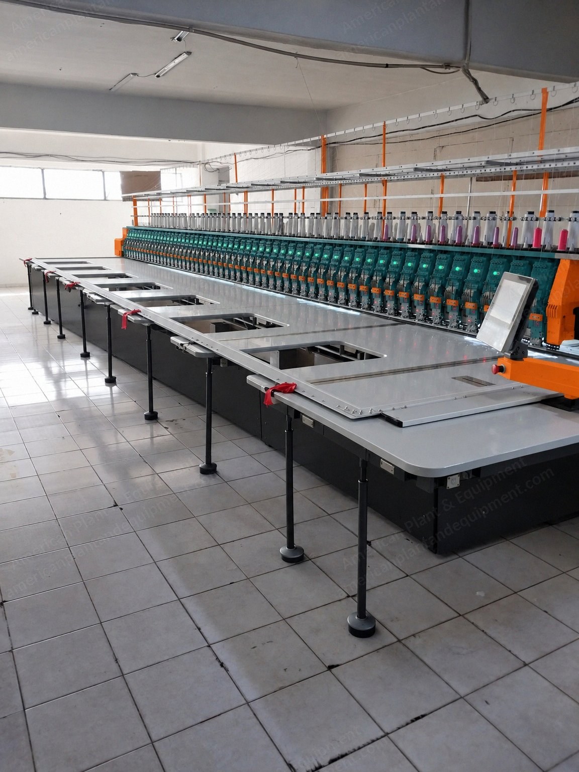 NovaStar, BE172, Computerized Multi-Head Embroidery Machine, 56 Heads, 3 Needles per Head, 1500 mm Frame Width