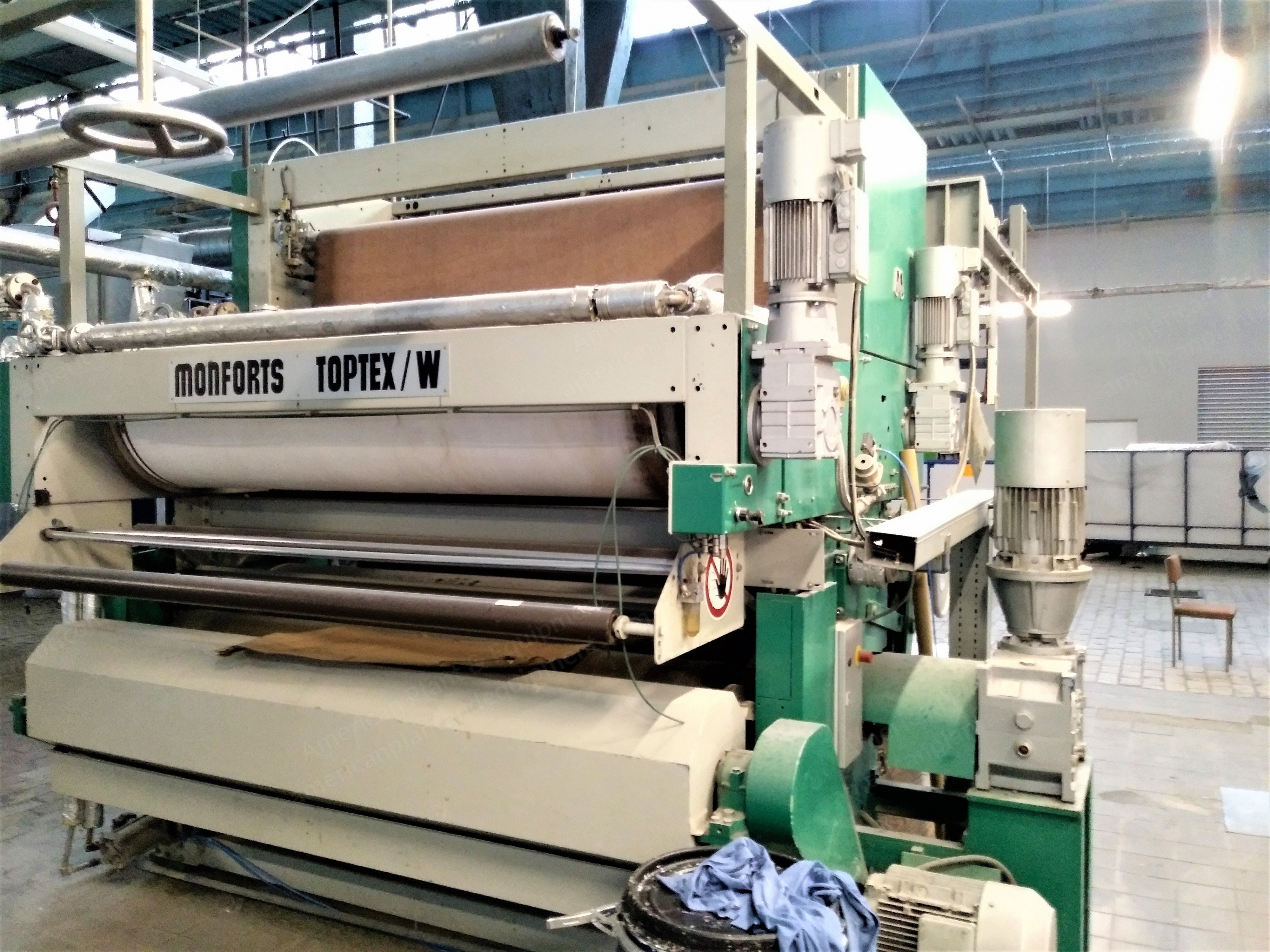Monforts, Toptex/W, 2000, Sanforizing Machine, Working Width 2200mm, with Rubber Cylinder