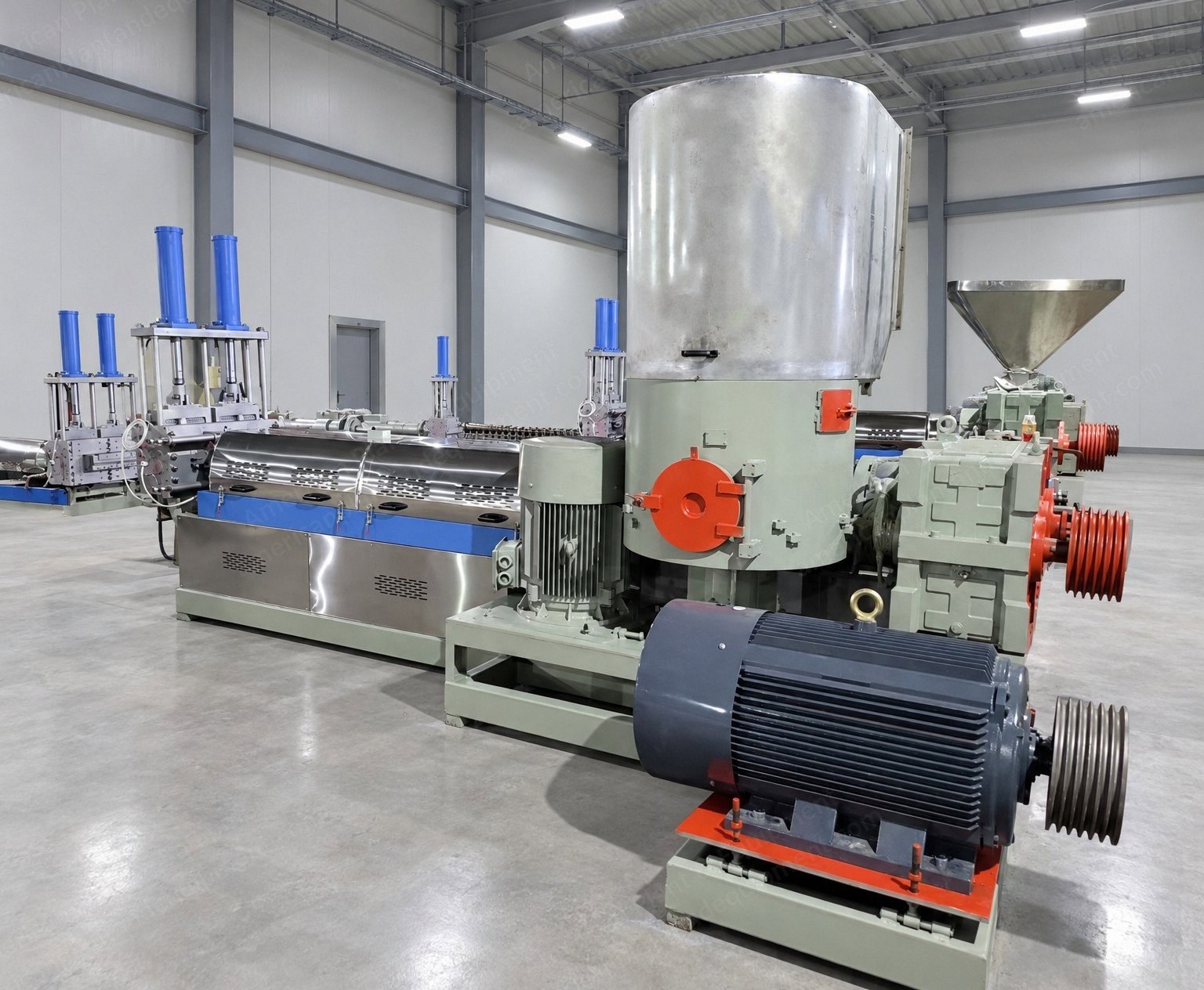 NovaStar, CZ140, Plastic Pelletizer with Grinder/Compactor, Agglomeration Pelletizing Machine, 300 to 1,000 kg/h