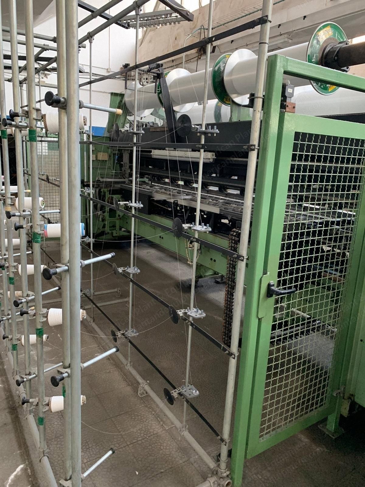 Karl Mayer, Liba Weft Insertion Machine, 1993, 153" Width, Gauge 22